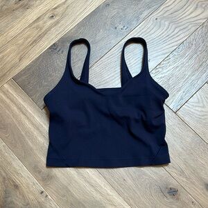 Lululemon crop top with built in bra